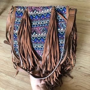Madden girl fringe crossbody purse